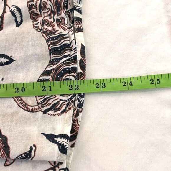 House of Harlow 1960 Peasant Top‎ Womens Size M Flutter Sleeves Floral Blouse - Picture 9 of 12